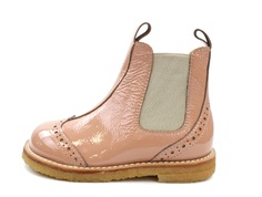 Angulus ancle boot dark peach/beige with hole pattern